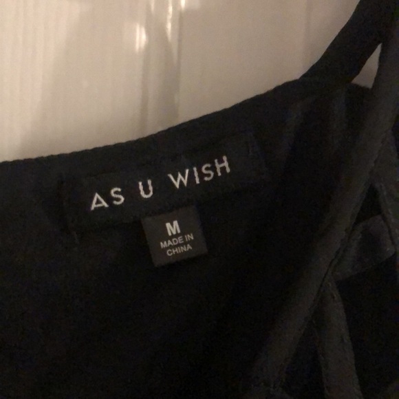 As U Wish🥳HP🥳Beautiful Black/pink Dress - Picture 5 of 7